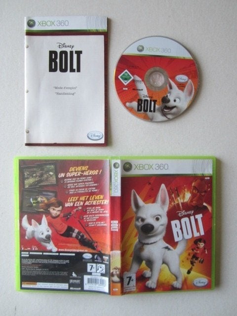 Bolt (Disney) Xbox 360, 1 speler, Racen en Vliegen, Ophalen of Verzenden, Zo goed als nieuw