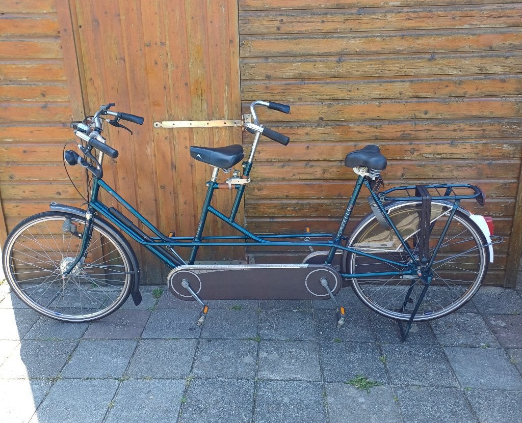 Gazelle tandem fiets 56 cm (3 versnellingen), Minder dan 10 versnellingen, Gebruikt, 55 cm of meer, Gazelle