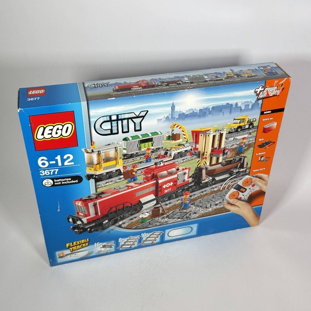 LEGO City 3677 Rode Goederentrein – Nieuw, City, Lego, Nieuw, Ophalen of Verzenden