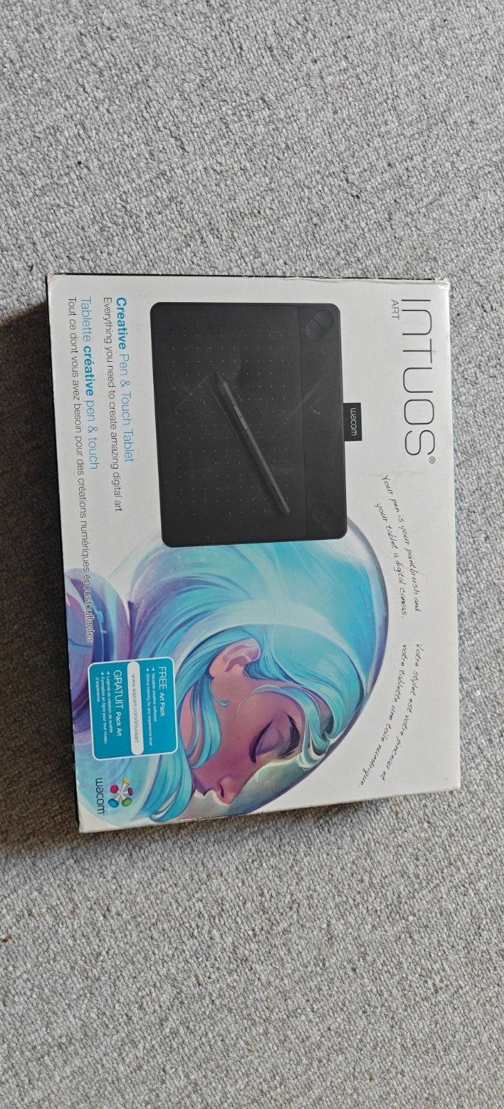 Wacom Intuos Creative Pen & Touch Tablet - Nieuw!, Computers en Software, Multi-touch, Ophalen of Verzenden, Zo goed als nieuw