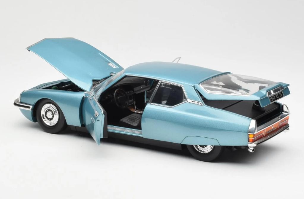 CITROEN SM Platina Blauw 1971 schaal 1/18 NOREV ref. 181589, Verzenden, Nieuw, Norev