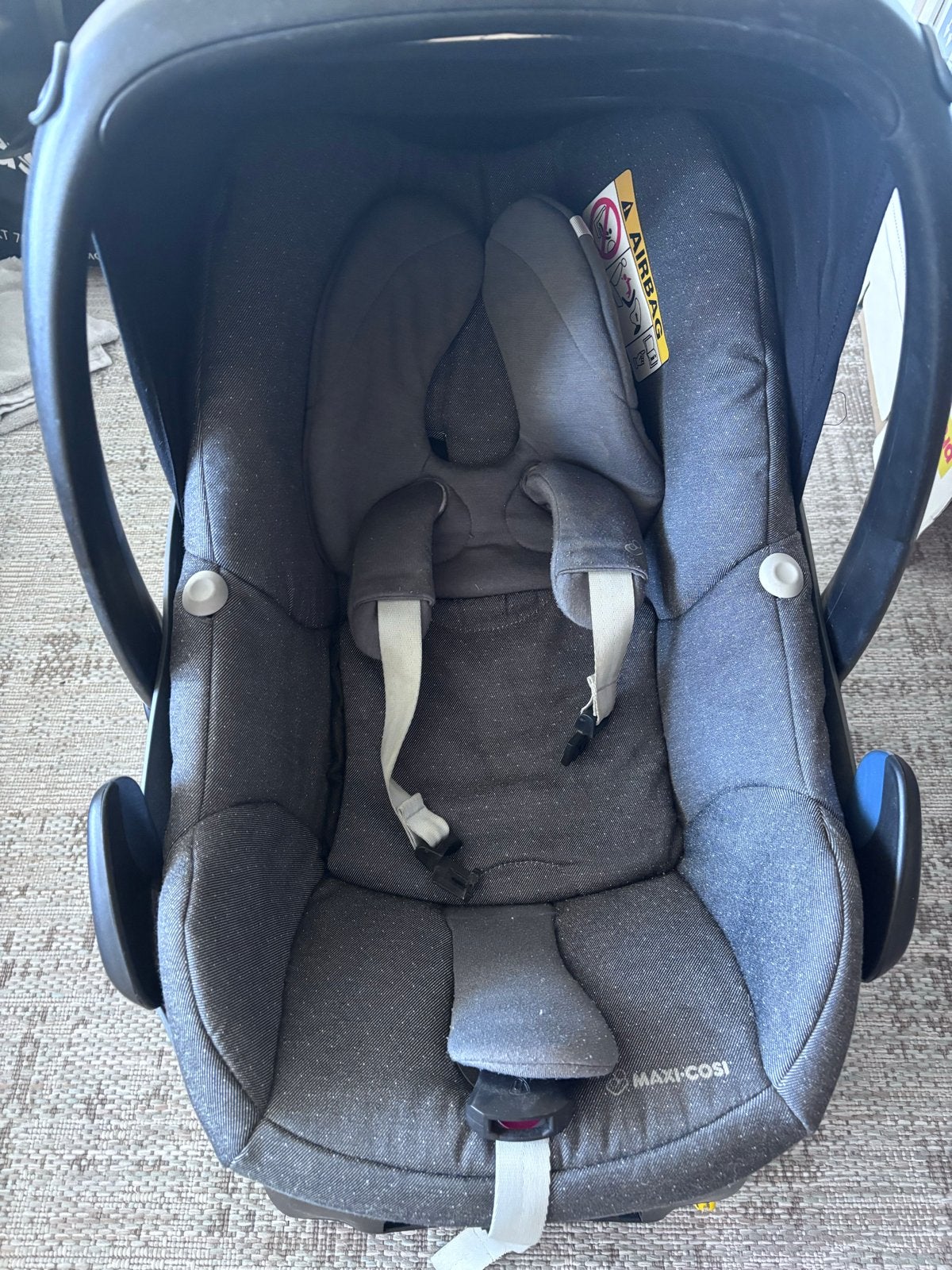 Maxi-Cosi autostoel met 2x isofix, Ophalen, Gebruikt, Isofix, 0 t/m 13 kg