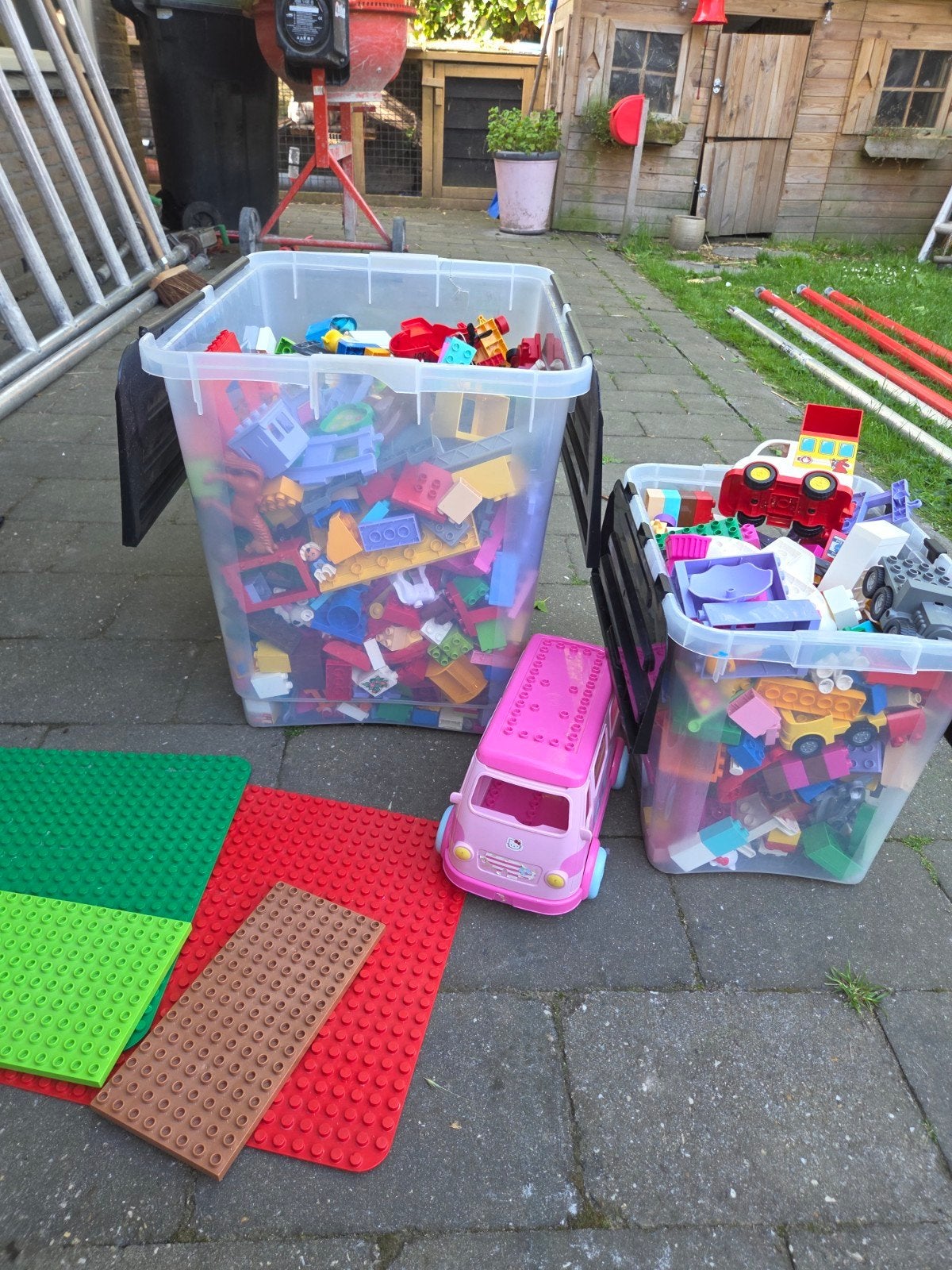 Grote bak Duplo met diverse thema's en veel extra's, Ophalen of Verzenden, Duplo