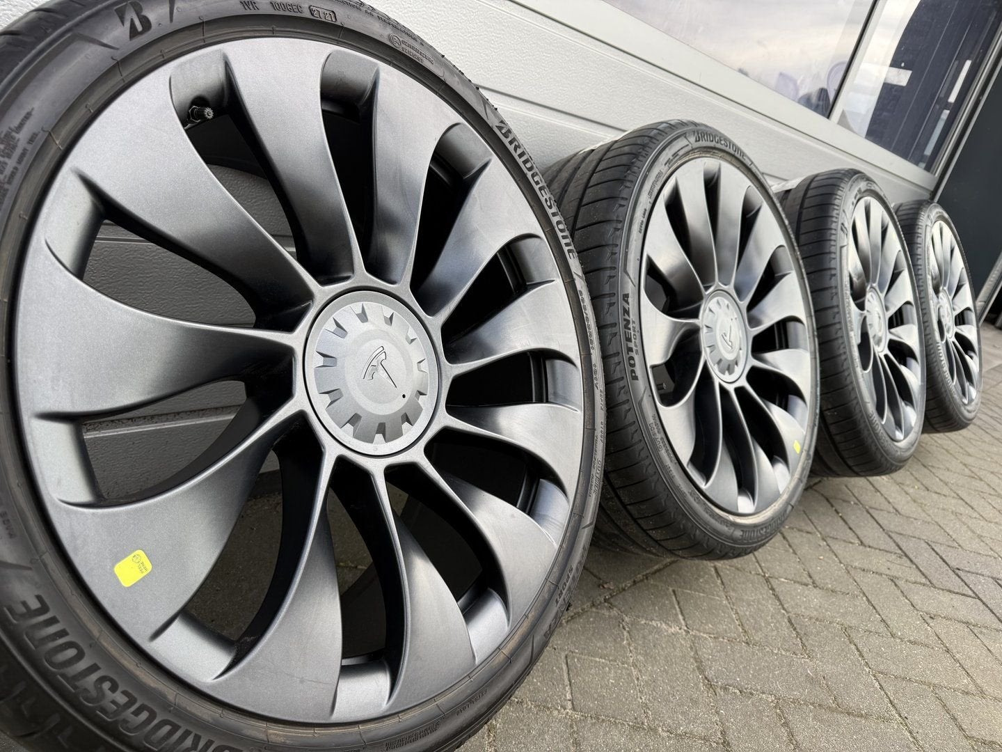 21 inc Tesla Model Y velgen Performance sensoren zomerbanden, -, 265 mm, -, Banden en Velgen