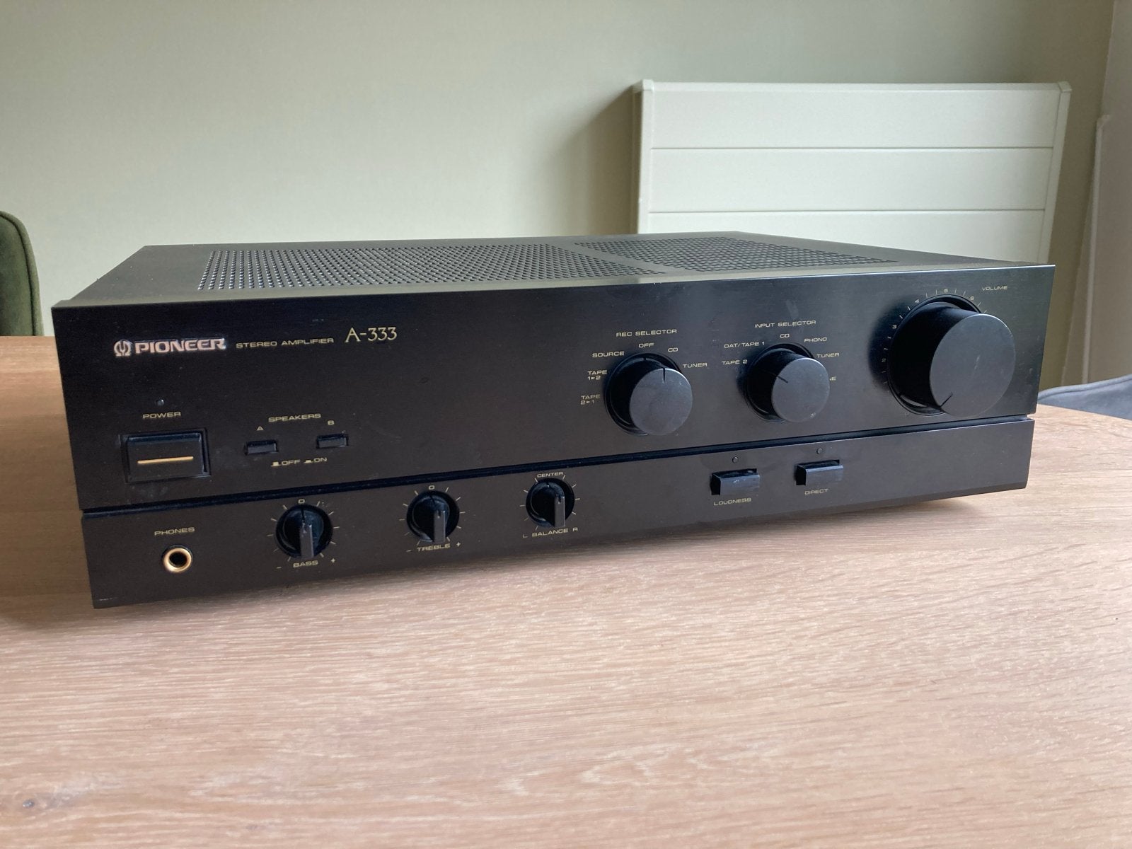 Pioneer A-333 Stereo Versterker, Audio, Tv en Foto, Versterkers en Receivers, Ophalen, Gebruikt, 60 tot 120 watt, Pioneer