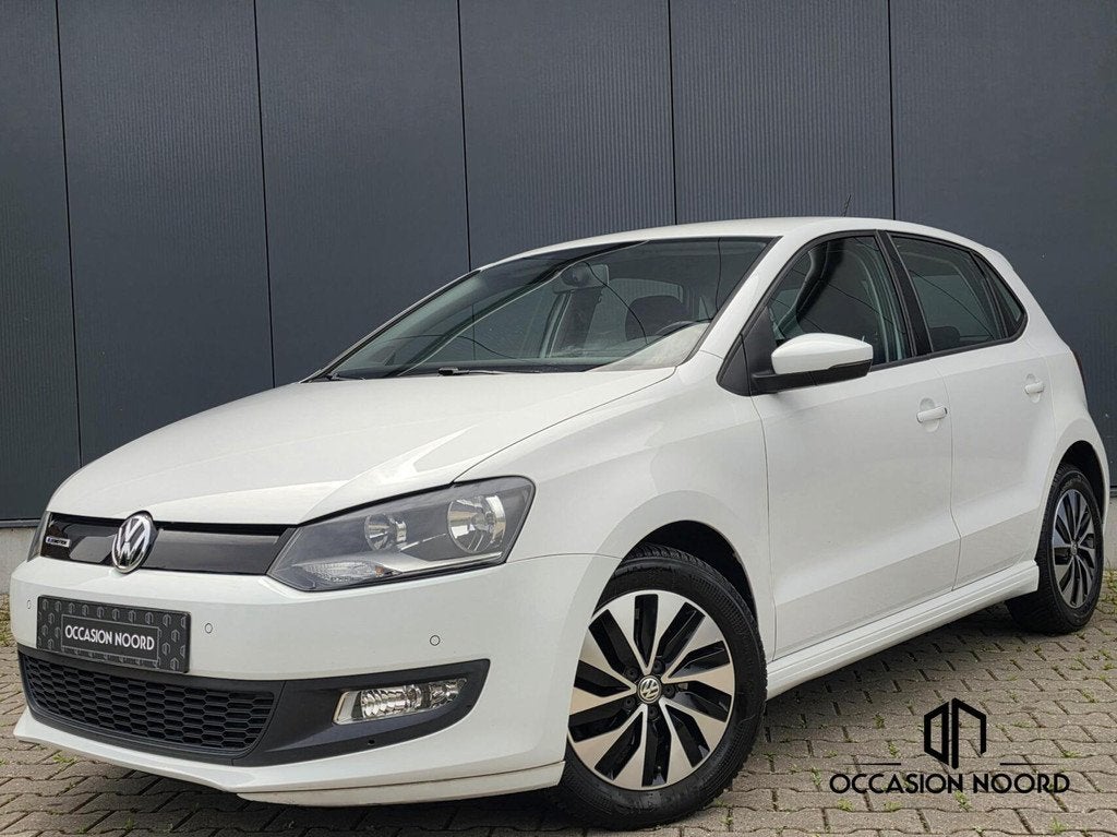Volkswagen Polo 1.0 TSI Bluemotion|Carplay|Cruise|Navi|Airco, Voorwielaandrijving, 95 pk, Met garantie (alle), Wit