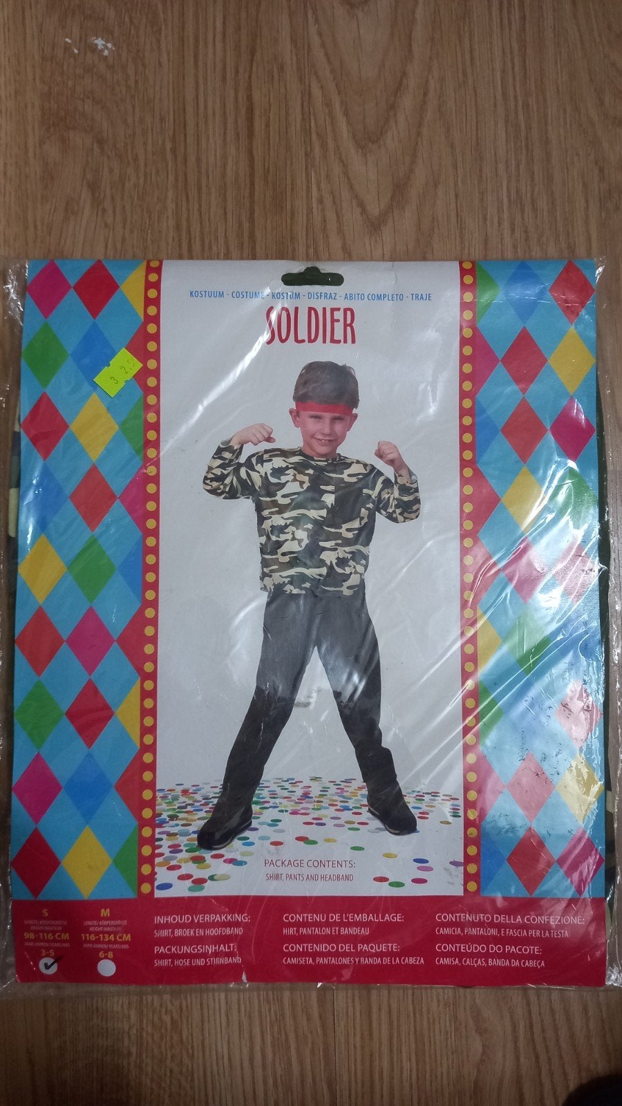 Nieuw soldaten verkleedpak voor kinderen (98-116 cm), Kinderen en Baby's, Ophalen of Verzenden, Nieuw, 110 t/m 116, Jongen