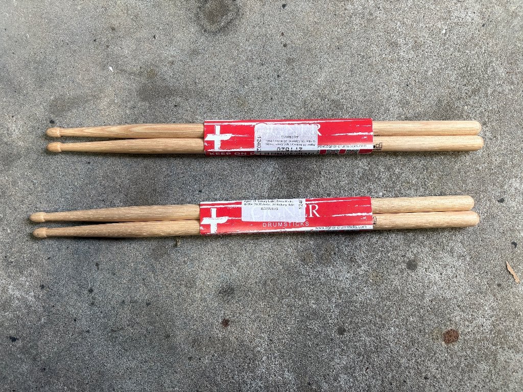 Agner Drumstokken 7A hickory light, twee paar, Verzenden, Nieuw, Overige merken