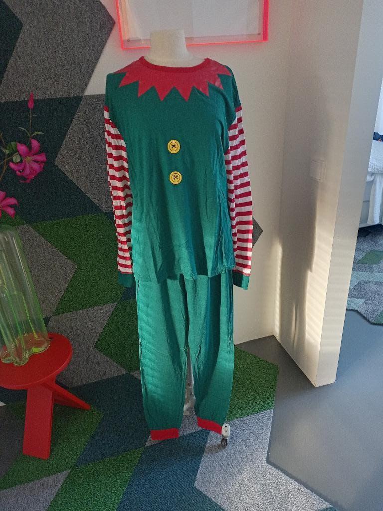 Kerst pyjama Elf / Elfen pyjama maat M, Diversen, Kerst, Ophalen of Verzenden, Zo goed als nieuw