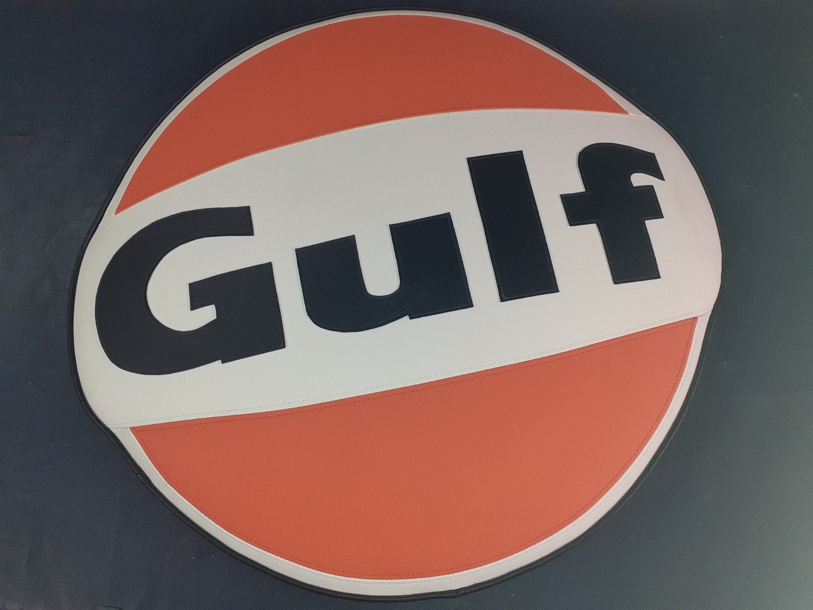 Gulf logo, Ophalen, Reclamebord