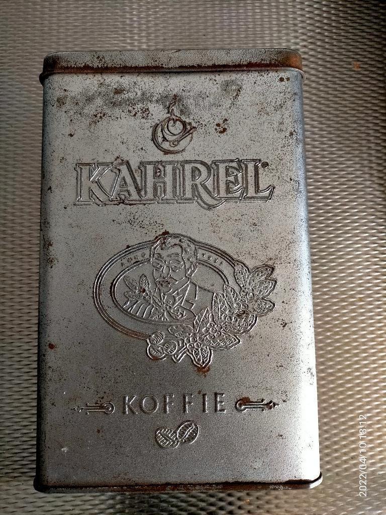 Koffie Blik Kahrel, Ophalen of Verzenden, Gebruikt, Koffie