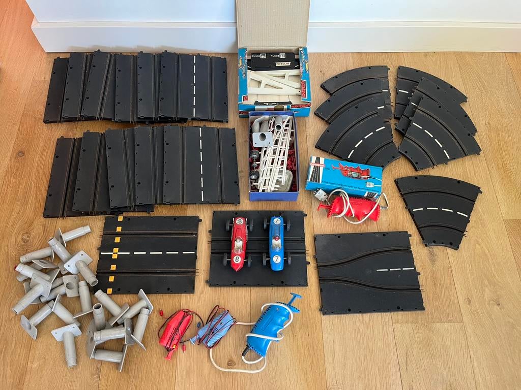 Carrera Universal Racebaan set slot cars vintage, Ophalen of Verzenden, Zo goed als nieuw, Elektrisch, Carrera