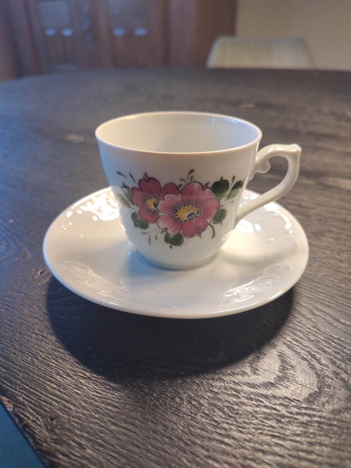 Vintage Bavaria Greidlitz theekopje met schotel, Antiek en Kunst, Ophalen of Verzenden