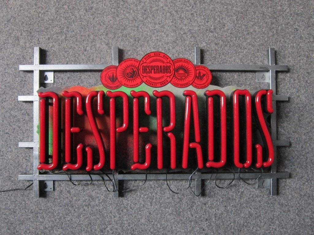 DESPERADOS BIER LED LICHTRECLAME, Verzamelen, Ophalen, Nieuw, Overige typen, Overige merken