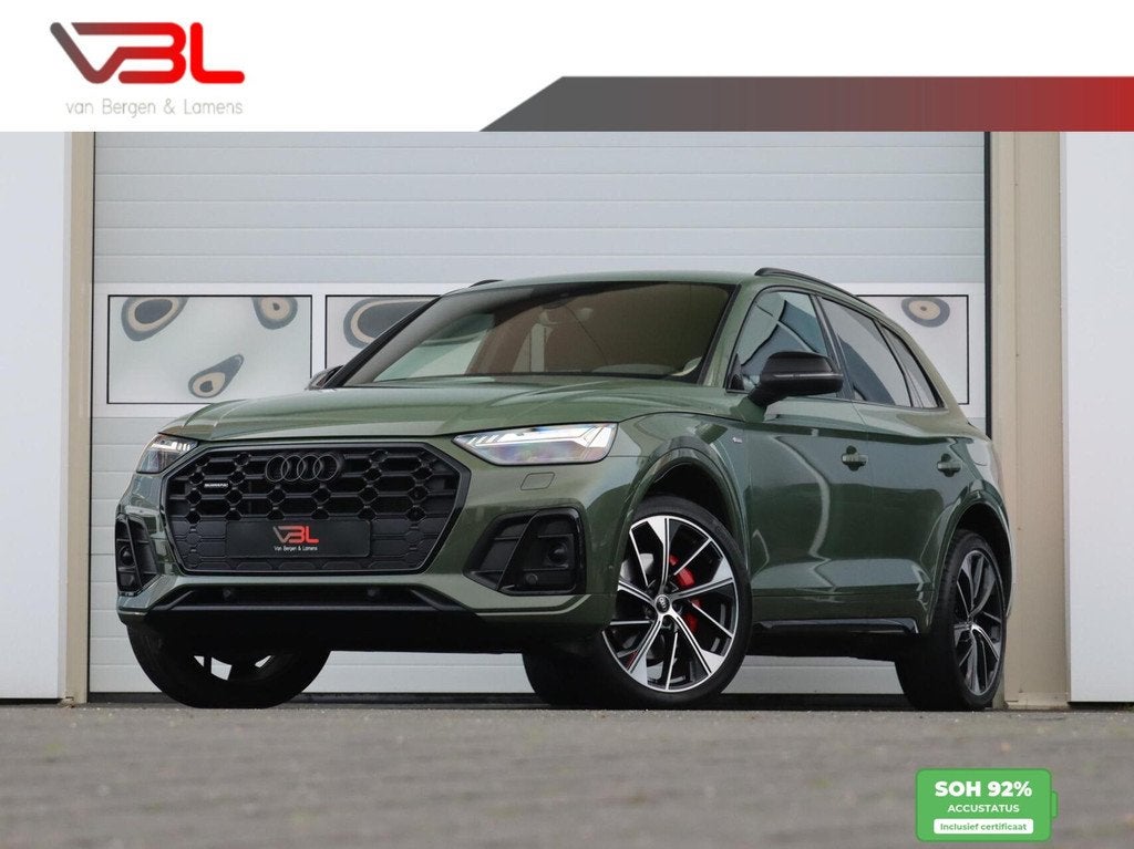 Audi Q5 50 TFSI e 300PK S edition Competition SOH 92,5% | 21, Auto's, Audi, Automaat, Gebruikt, 4 cilinders, Leder en Stof