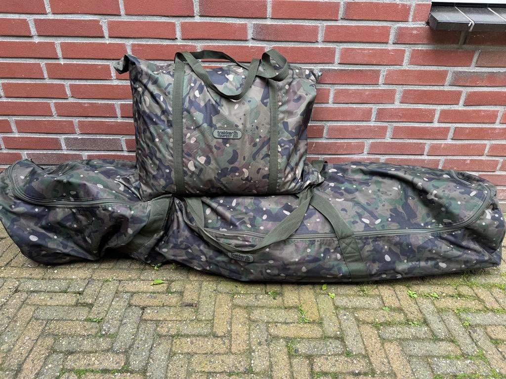 Trakker Tempest RS 200 Camo + Wrap + Inner capsule Nieuw, Watersport en Boten, Ophalen, Nieuw, Complete set