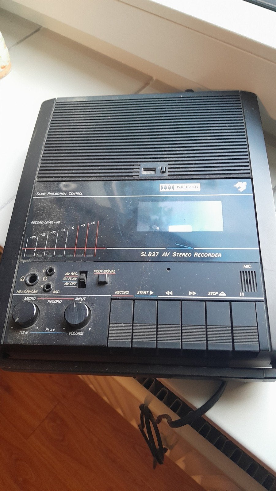 ITT Nokia SL 837 AV Stereo Recorder Cassettedeck, Ophalen of Verzenden, Enkel, Overige merken, Tiptoetsen