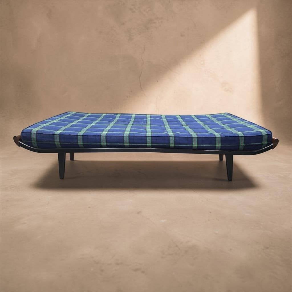 Vintage daybed 'Cleopatra' Dick Cordemeijer door Aupin, Ophalen, Eenpersoons, Grijs