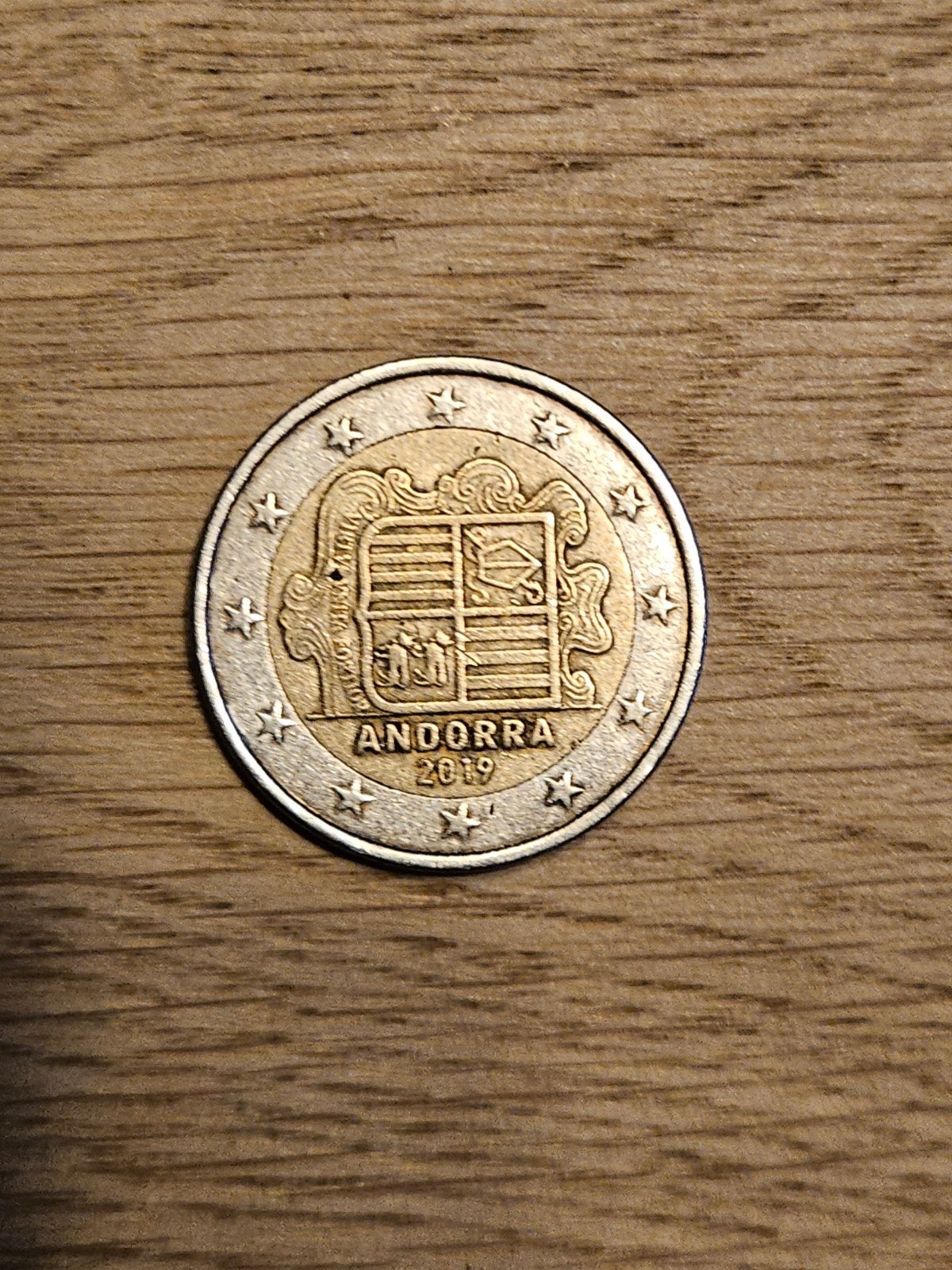 2 Euro munt Andorra 2019, Ophalen of Verzenden, Overige landen, 2 euro, Losse munt