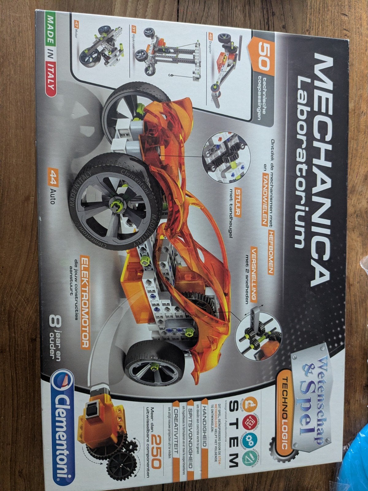 Mechanica laboratorium, Ophalen, Nieuw