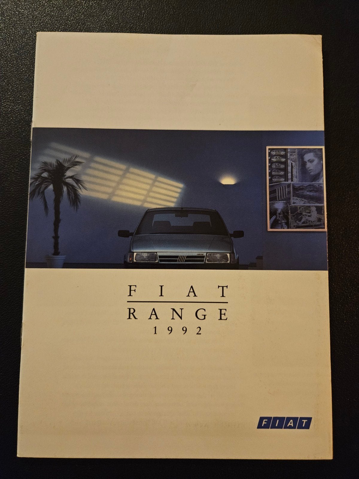 Brochure Fiat 1992 UK oa Panda, Ophalen of Verzenden, Zo goed als nieuw, Overige merken
