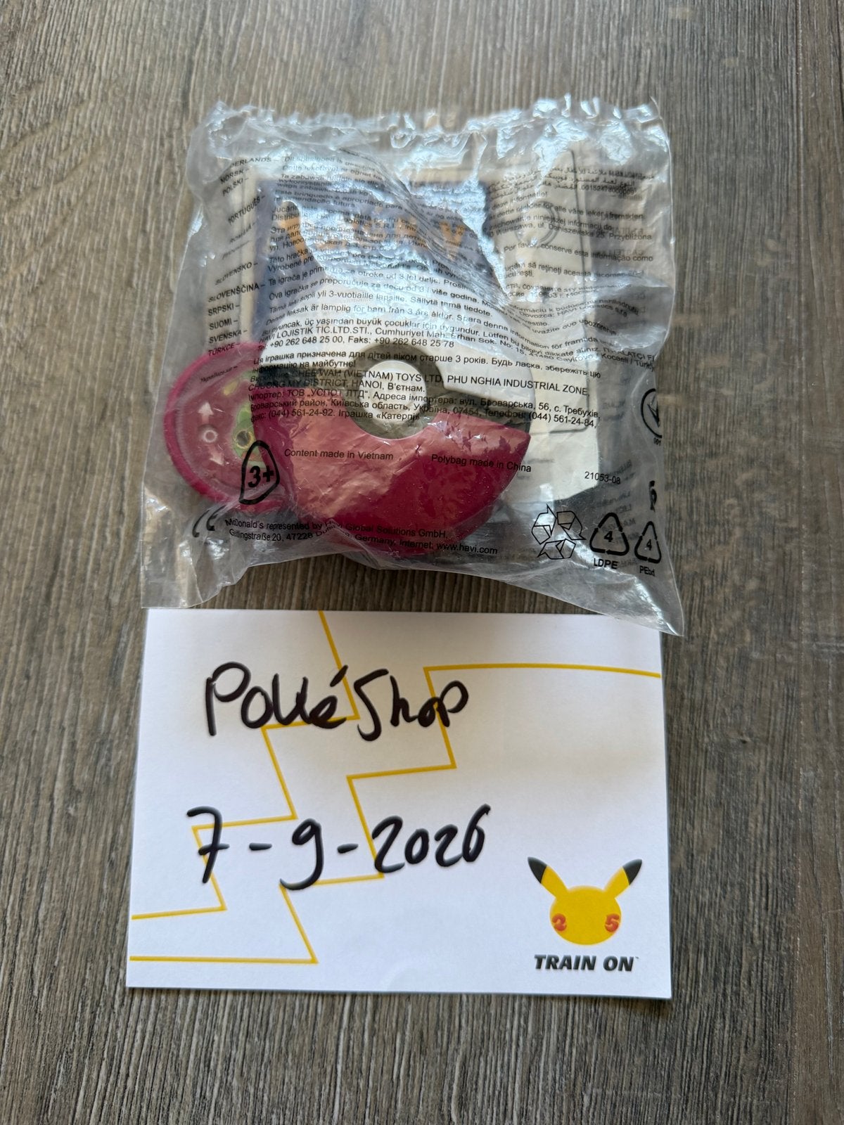 (2019) Sealed Pokémon McDonald's Happy Meal Speeltje + Kaart, Verzamelen, Ophalen of Verzenden, Nieuw