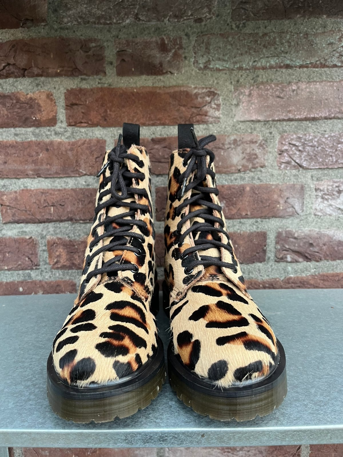 Limited Dr. Martens Leopardo hair-on maat 36, Dr. Martens, Docs, Bruin, Docs