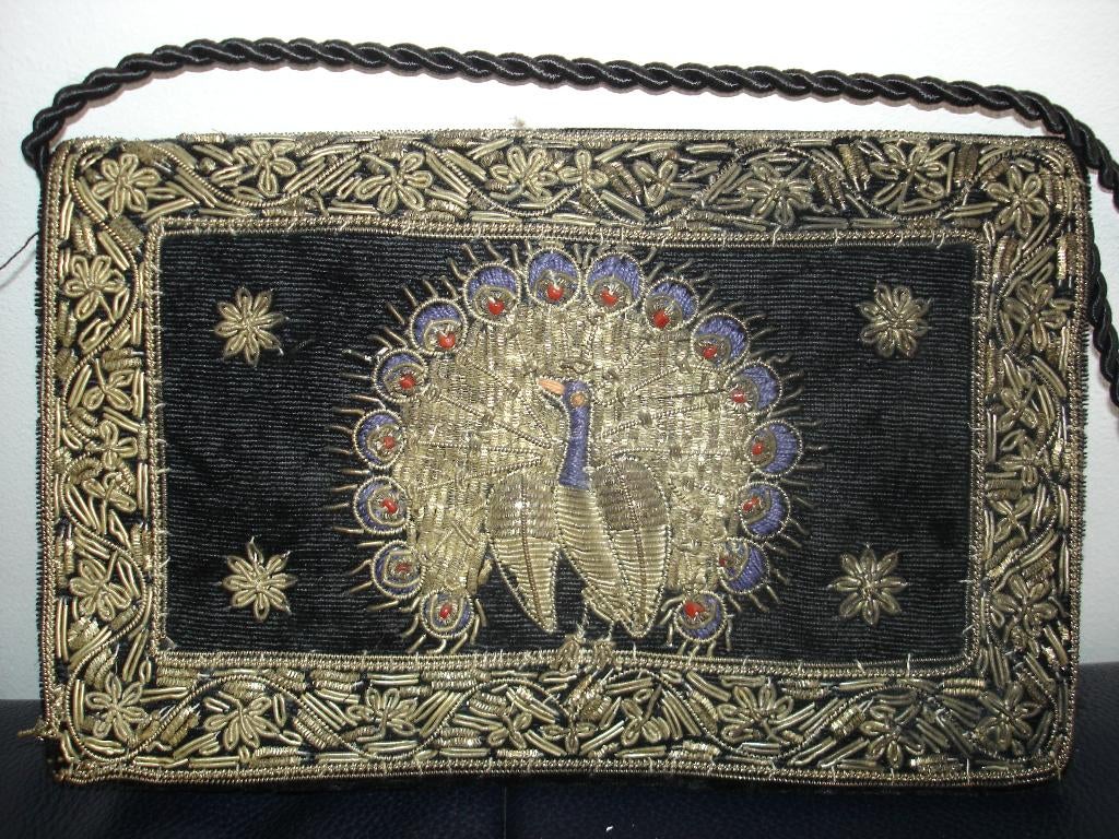 vintage tasje, Ophalen of Verzenden, Gebruikt, Zwart, Overige typen