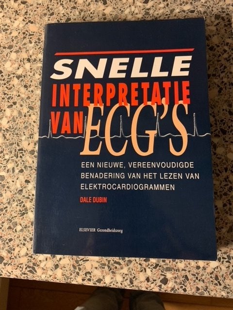 Snelle interpretatie van ECG, Boeken, Studieboeken en Cursussen, Dale Dubin, Zo goed als nieuw, Beta, HBO