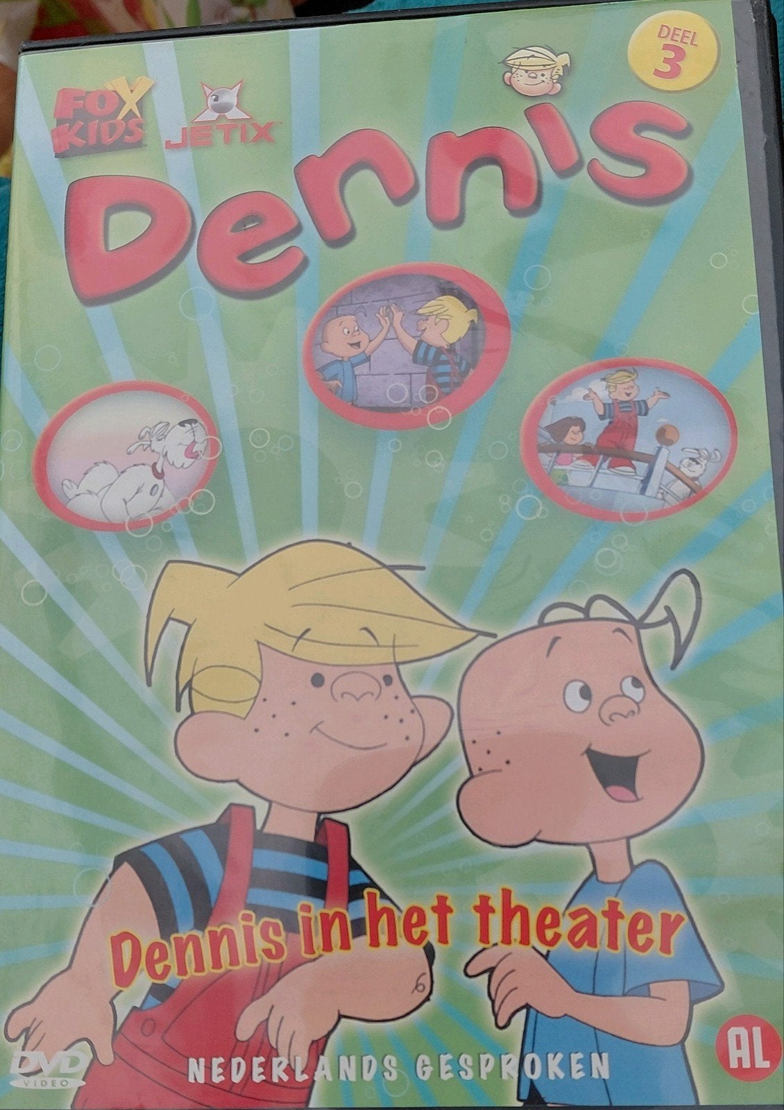 Dennis in het Theater - Deel 3 DVD Nederlands fox kids jetix, Gebruikt, Alle leeftijden, Familie, Film