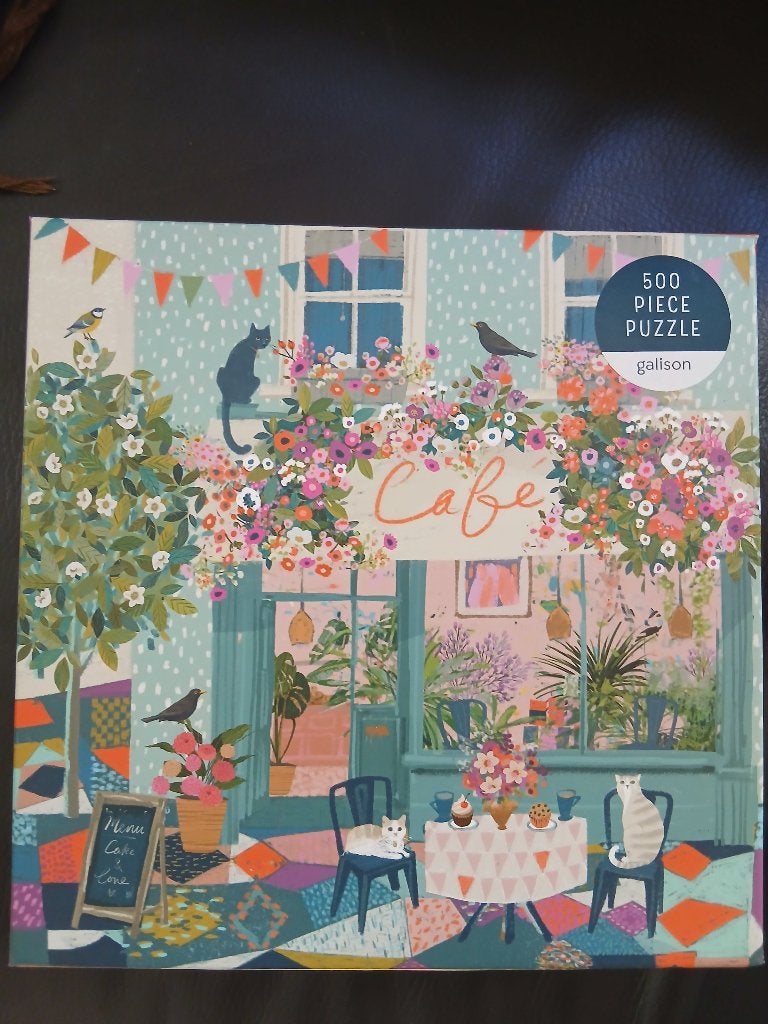 Puzzel afternoon tea galison, Ophalen, 500 t/m 1500 stukjes, Gebruikt, Legpuzzel
