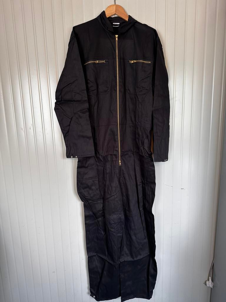 Nieuw! Zwarte rally overall maat 60 | katoen, Heren, Overall, Nieuw, Ophalen of Verzenden