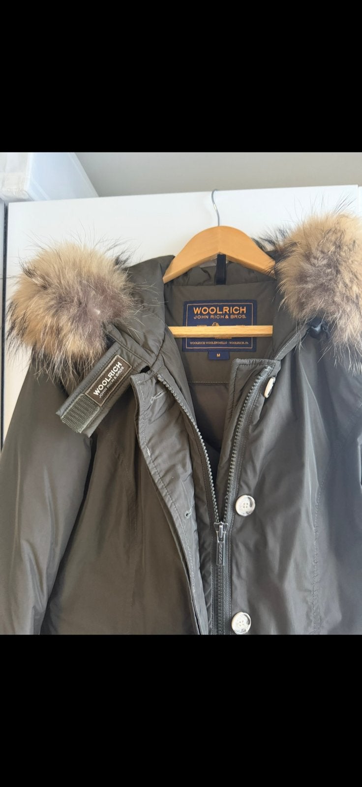 Woolrich jas dames groen maat M, Ophalen, Zo goed als nieuw, Groen