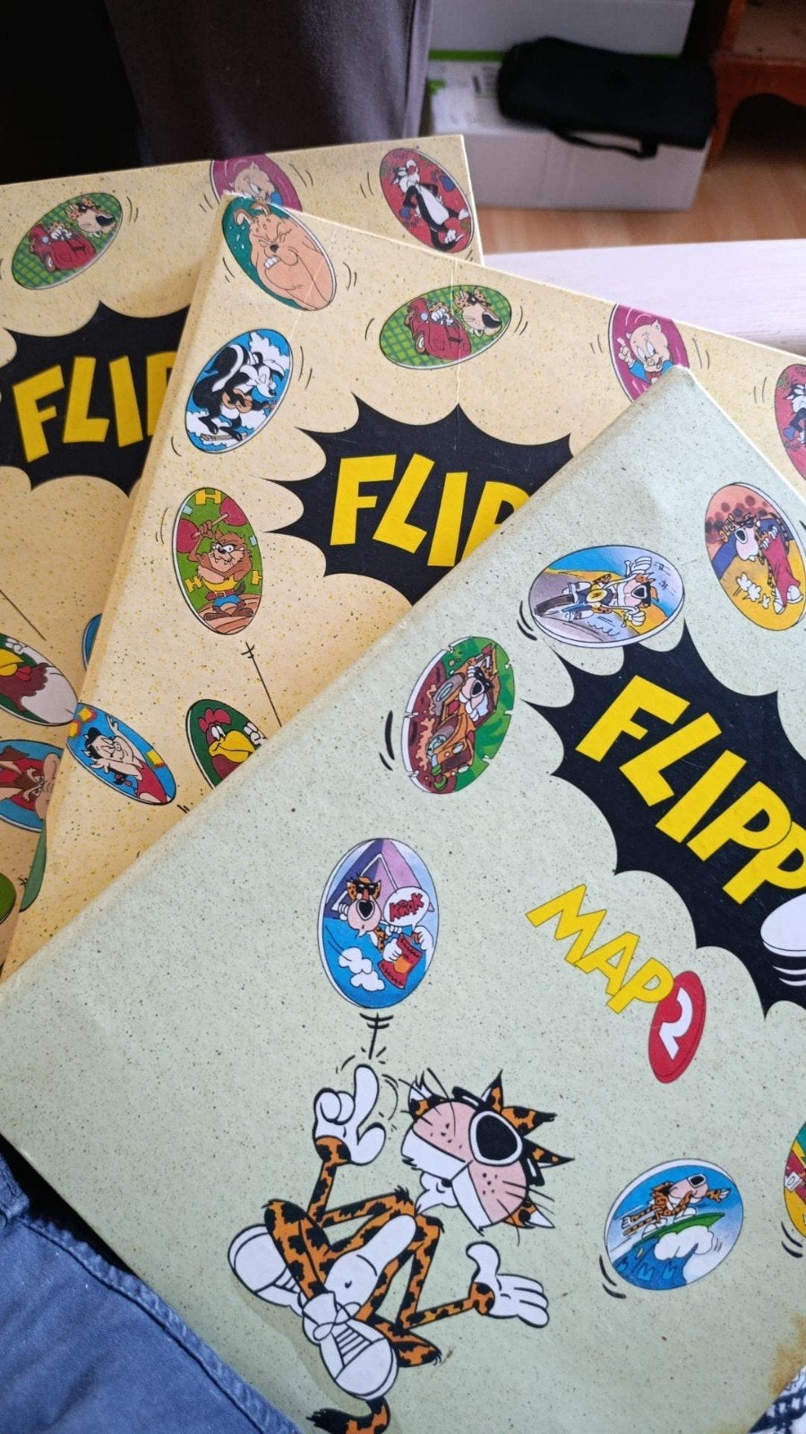 Vintage Flippo mappen - Map 1, 2 en 3, Ophalen, Gebruikt