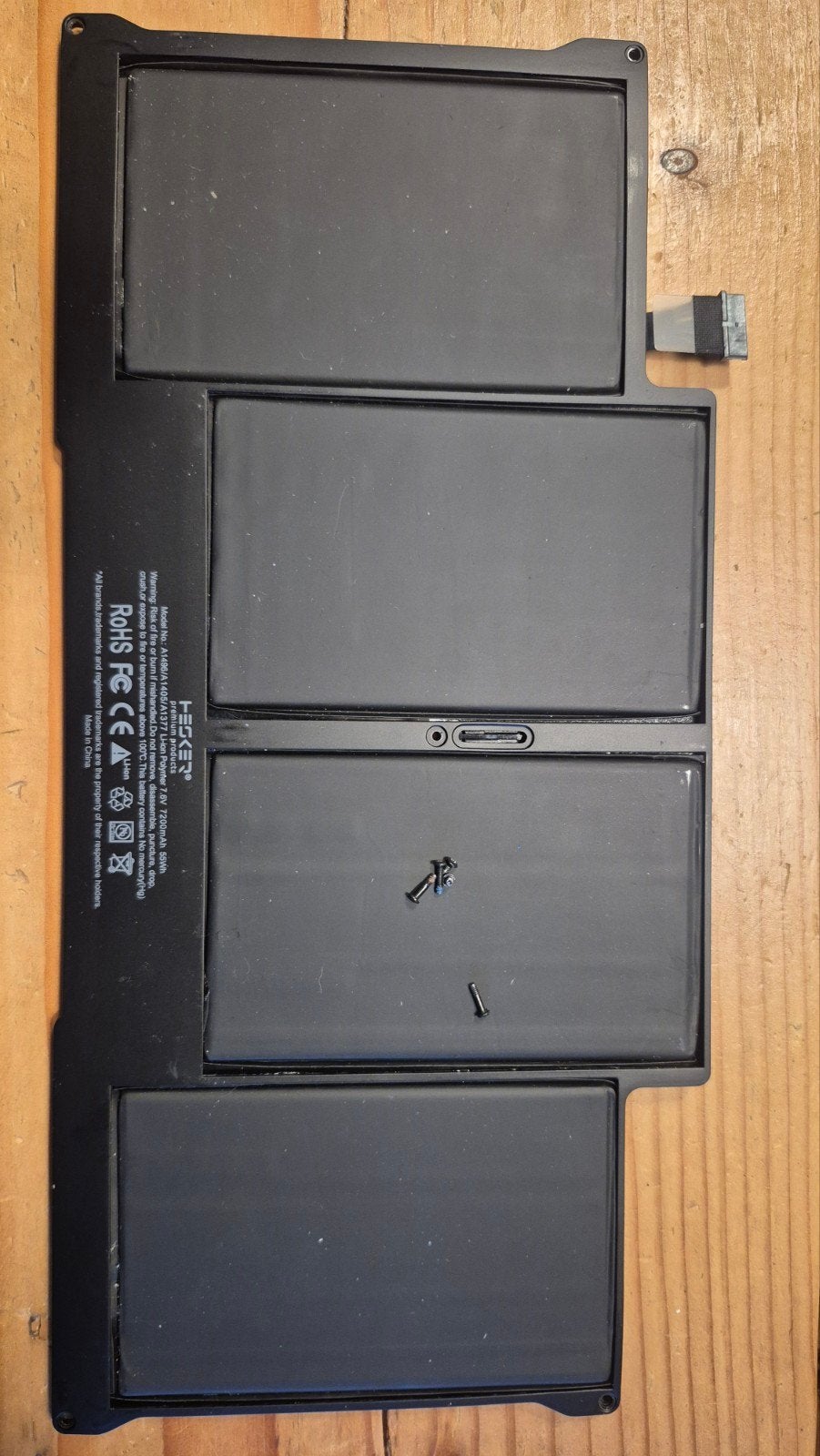 Accu voor MacBook Air 2011 (A1406/A1405/A1377), Ophalen of Verzenden, Gebruikt, HESKER