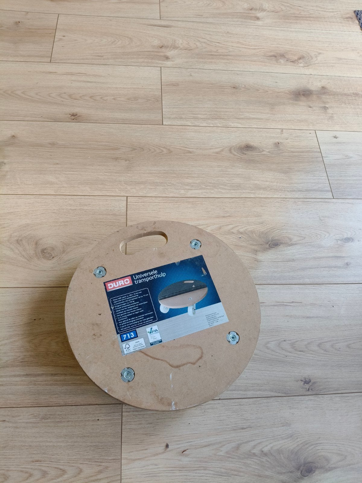 Duro Universele Transporthulp - Rond, Doe-het-zelf en Verbouw, 100 liter of meer, Ophalen of Verzenden, Zo goed als nieuw, Transportkar