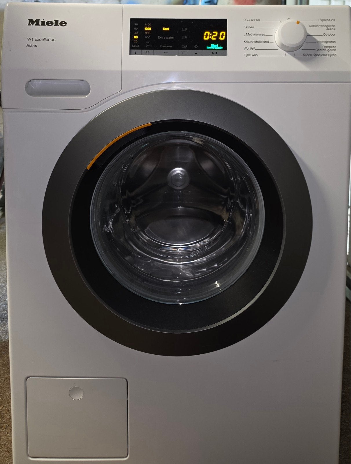 Miele warmtepompdroger en wasmachine. Absolute nieuwstaat, 6 tot 8 kg, Ophalen of Verzenden, Zo goed als nieuw, 85 tot 90 cm