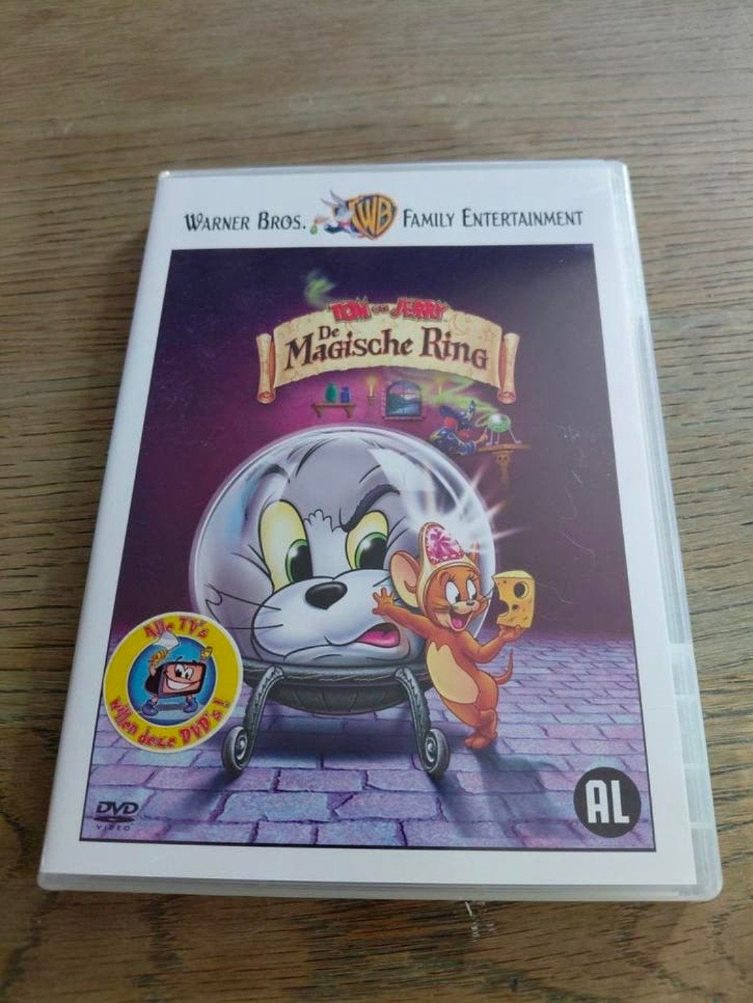 Tom en Jerry de Magische Ring dvd., Cd's en Dvd's, Dvd's | Tekenfilms en Animatie, Tekenfilm, Ophalen of Verzenden, Zo goed als nieuw