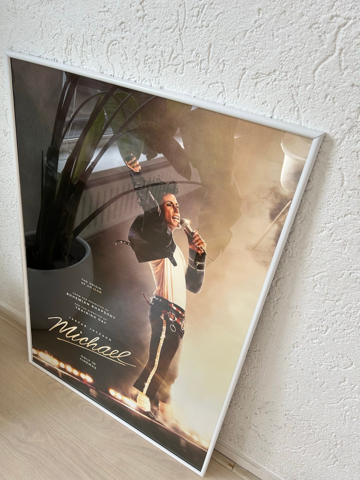 Michael Jackson Film Poster - Ingelijst, Verzamelen, Ophalen, Rechthoekig Staand, Met lijst, Zo goed als nieuw