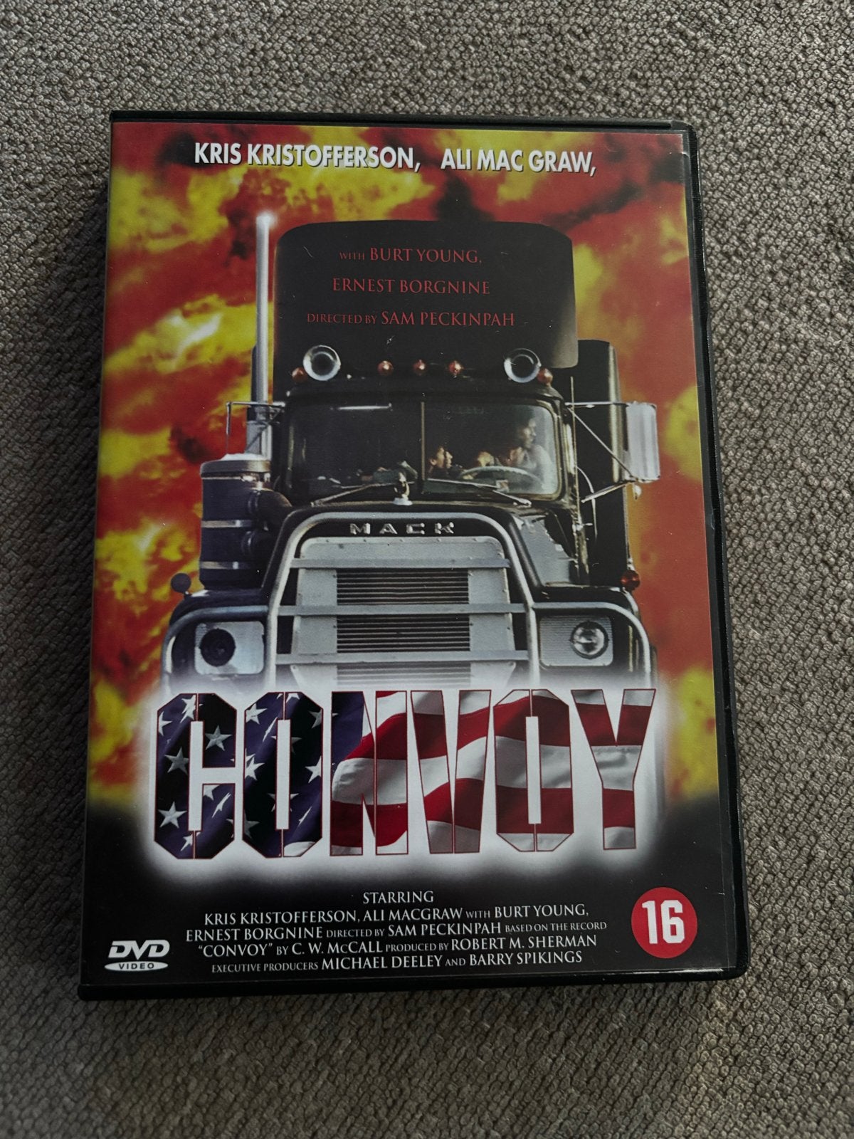 Convoy DVD - Klassieke Truckers Film, Vanaf 16 jaar, Nederlands, Actie, Ophalen of Verzenden