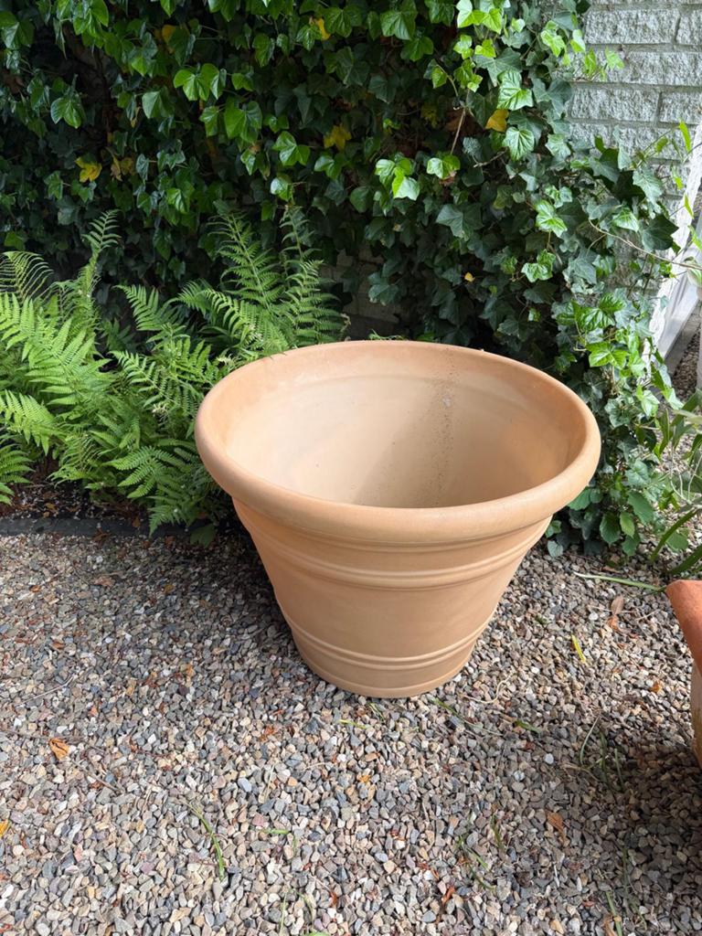 Kunststof plantenbak, Ophalen, Kunststof, 40 cm of meer, Rond