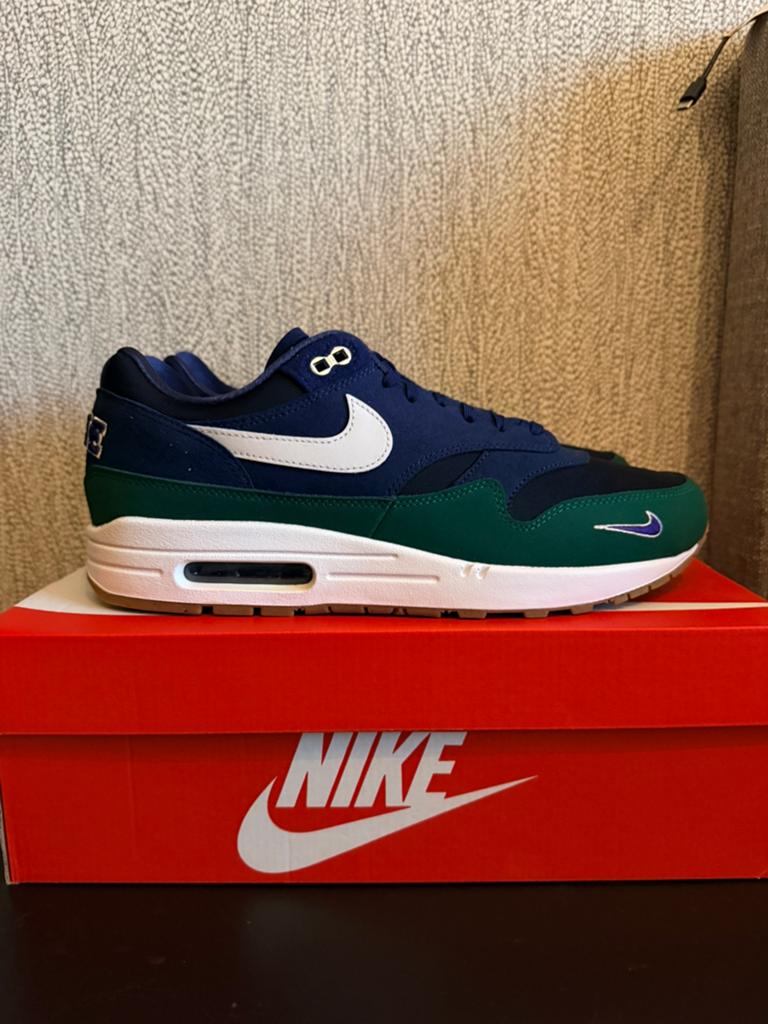 Nike air max 1 ‘87 QS obsidian/white midnight navy 44,5, Kleding | Heren, Schoenen, Ophalen, Nieuw, Blauw