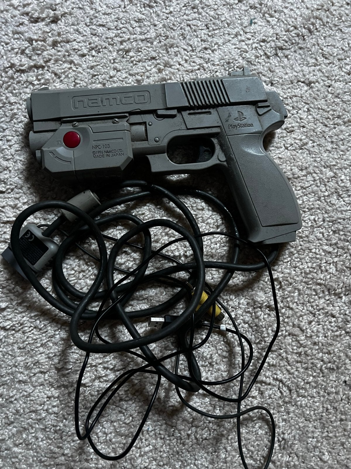Namco GunCon 1 (NPC-103) voor PlayStation 1, Ophalen of Verzenden, Gebruikt, Pistool, PlayStation 1