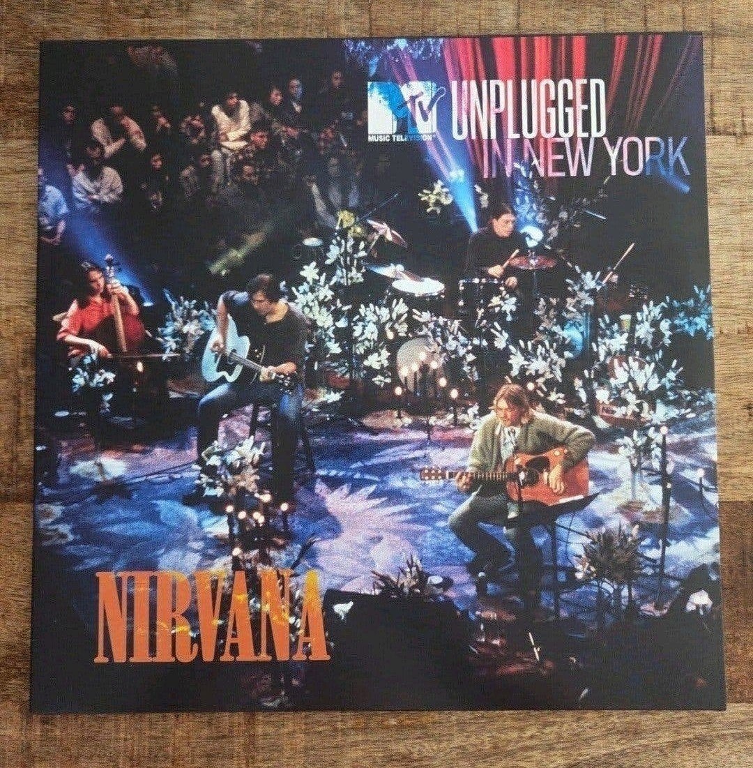 Lp nirvana unplugged in new York, Cd's en Dvd's, Ophalen of Verzenden, Zo goed als nieuw, 12 inch, LP