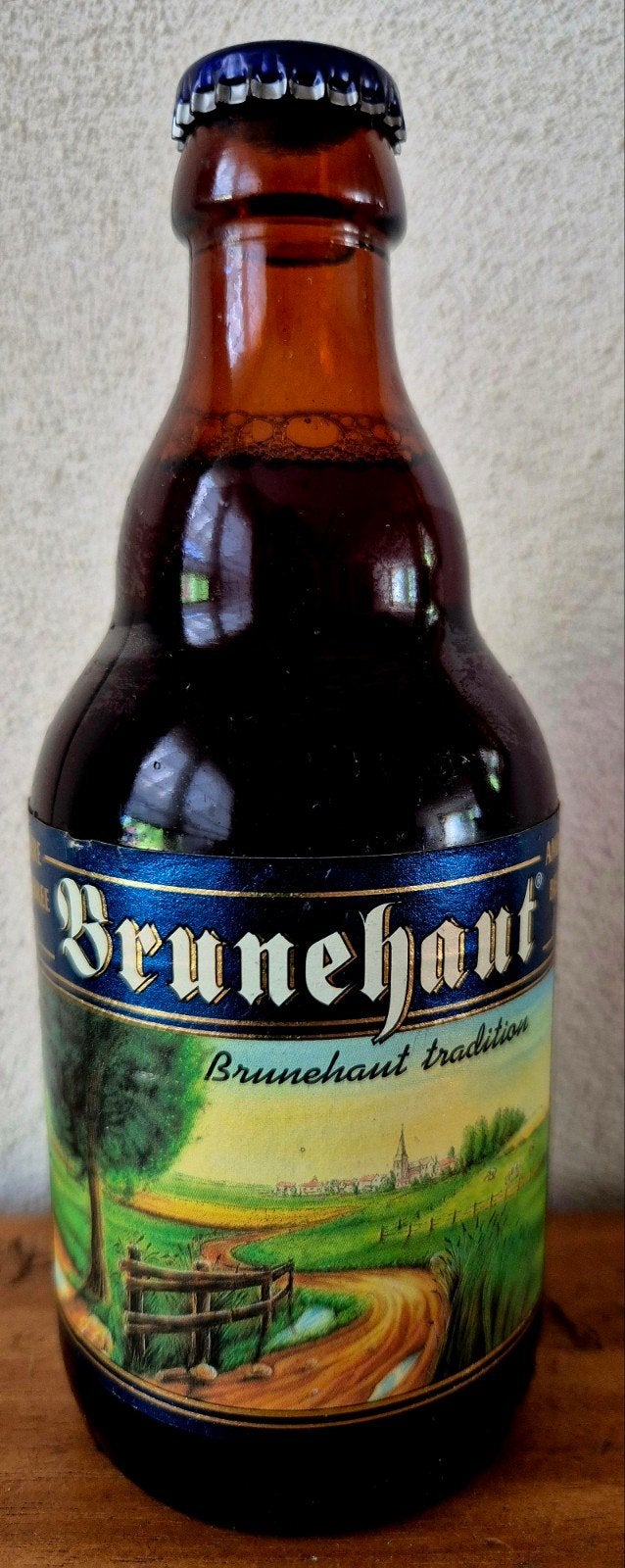 1994 fles Amber bier 6,5% br. BRUNEHAUT 0,33ltr. Verzamel, Ophalen of Verzenden, Zo goed als nieuw, Flesje(s), Overige merken
