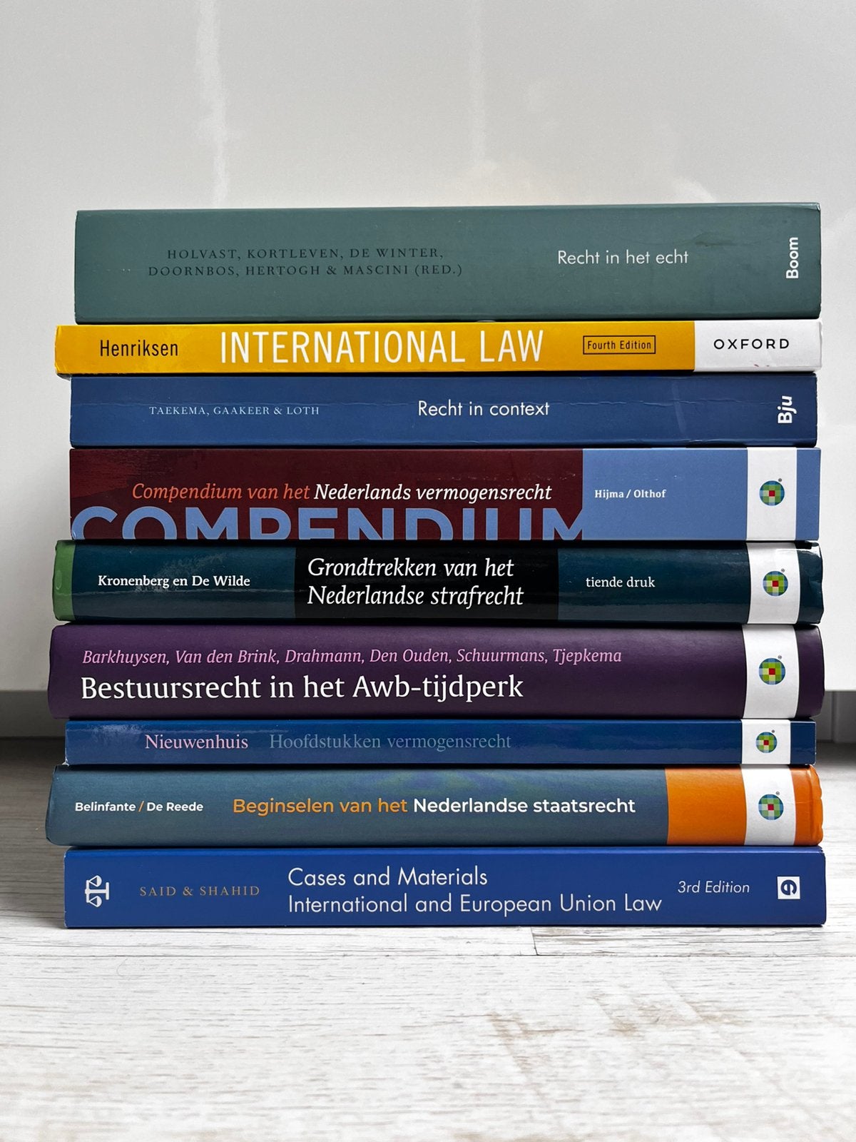 Studieboeken jaar 1 rechtsgeleerdheid EUR (Erasmus), Ophalen of Verzenden, Alpha, Zo goed als nieuw, WO