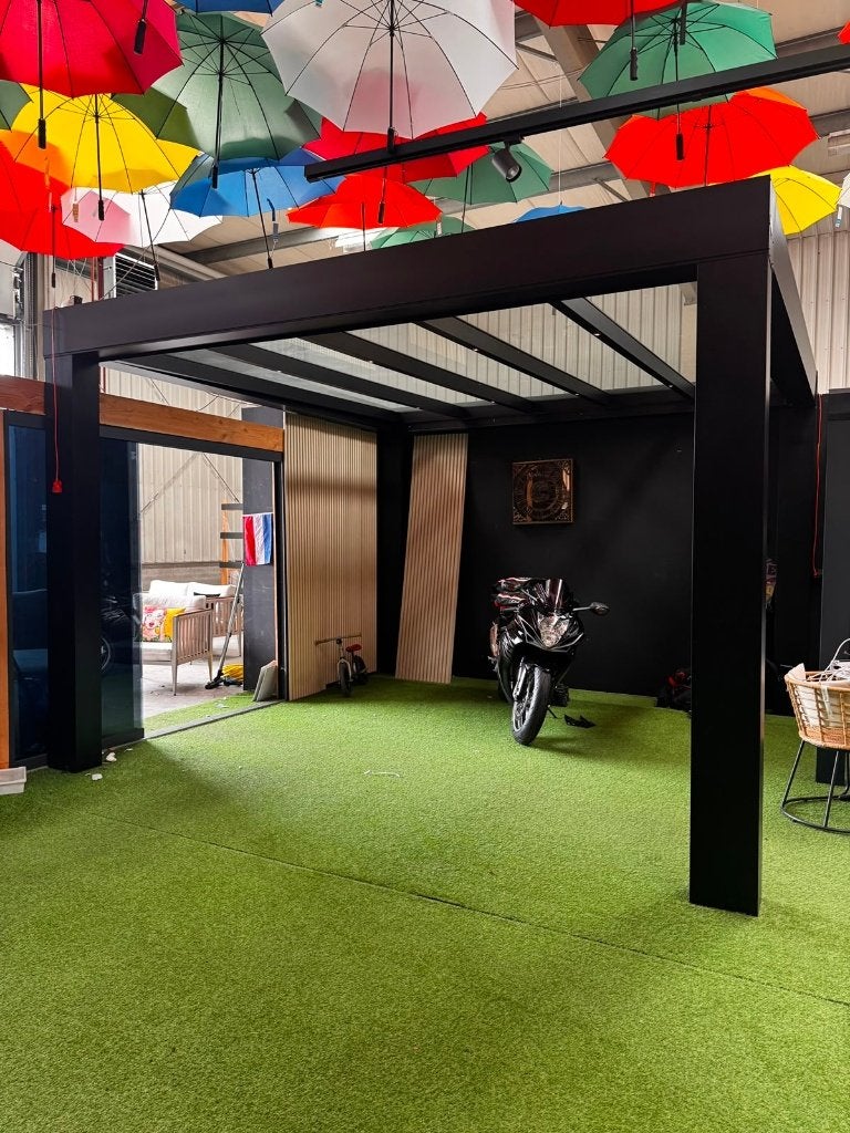 Showmodel Cube veranda 4x4, Ophalen, Zo goed als nieuw, Veranda