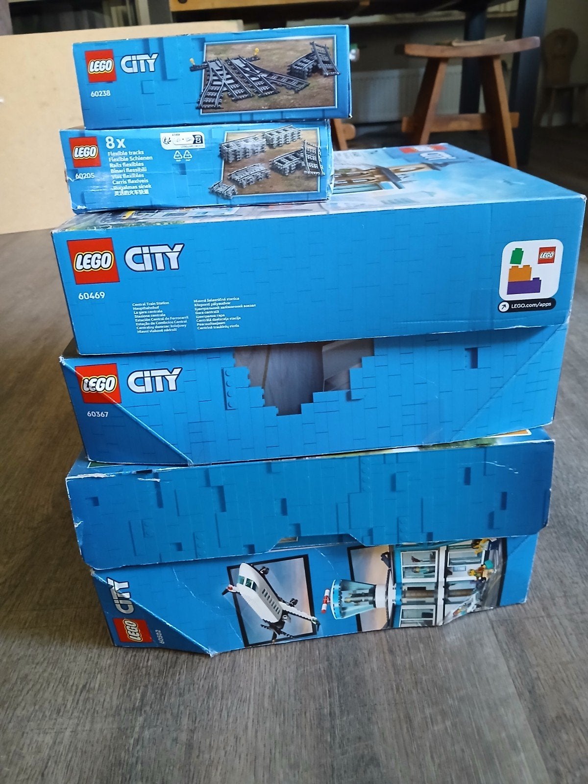 Lege Lego City dozen, Ophalen, Gebruikt, Overige merken