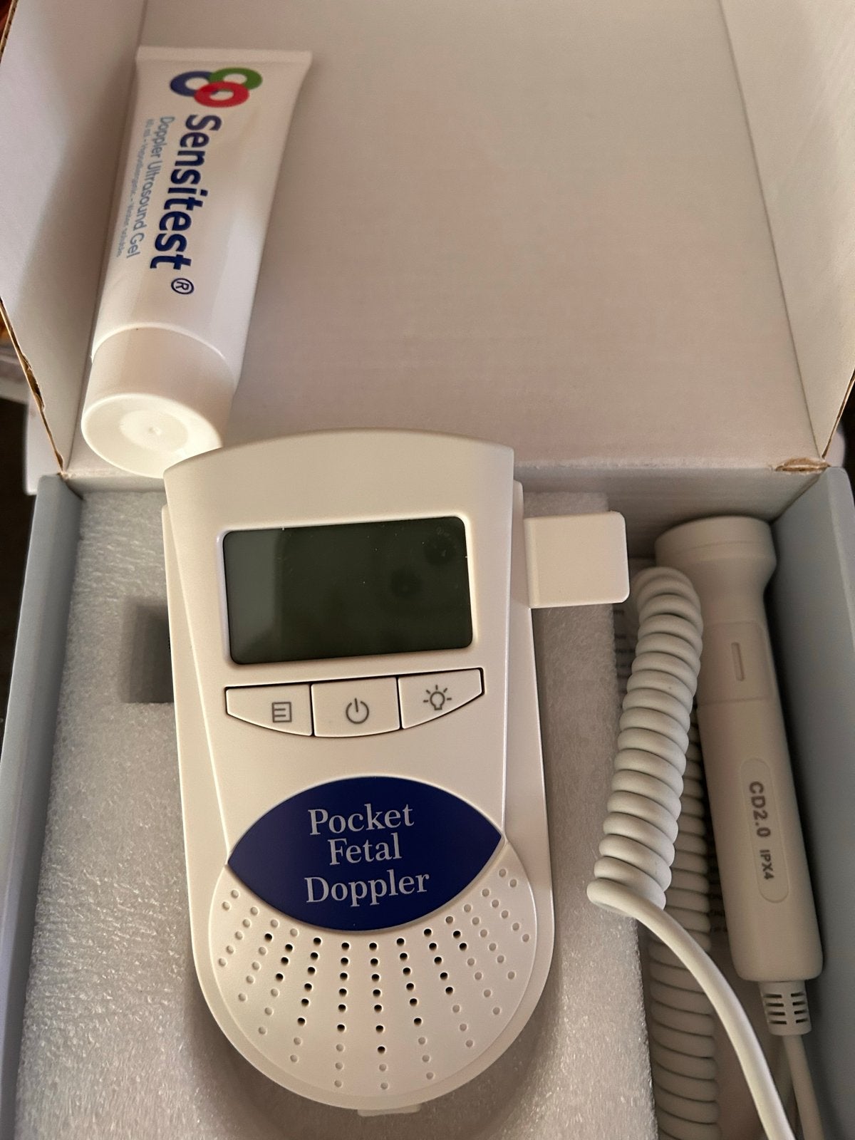 Pocket Fetal Doppler om hartje baby te beluisteren, Ophalen, Zo goed als nieuw