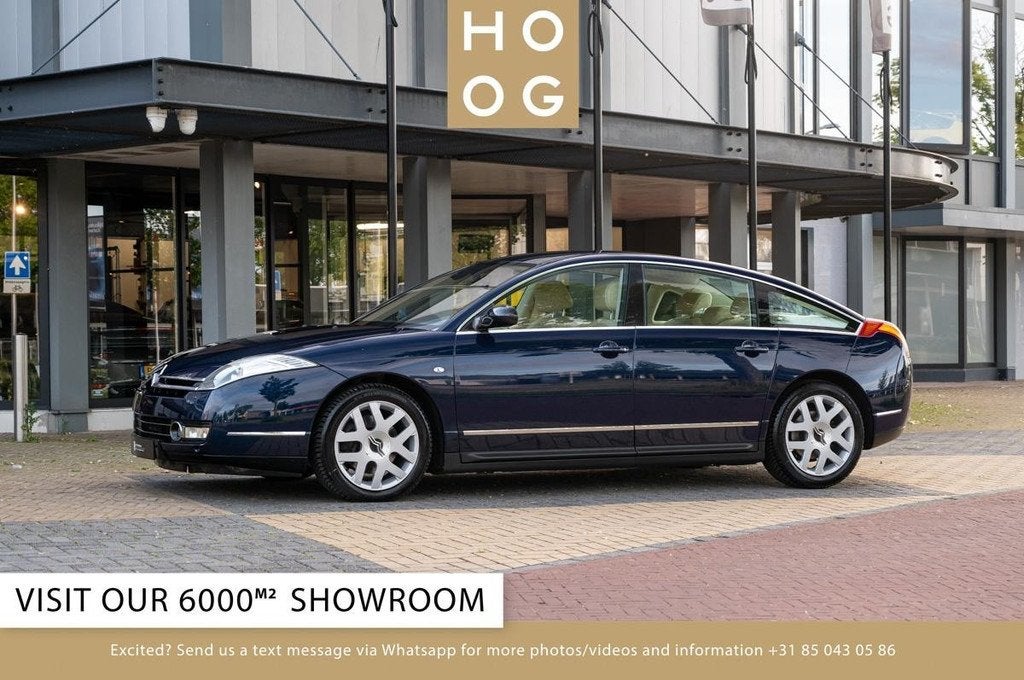 Citroën C6 3.0 V6 EXCLUSIVE (bj 2007, automaat), Auto's, Citroën, Bedrijf, Te koop, C6, Lederen bekleding, Benzine, Euro 4, F
